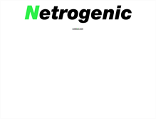 Tablet Screenshot of netrogenic.com